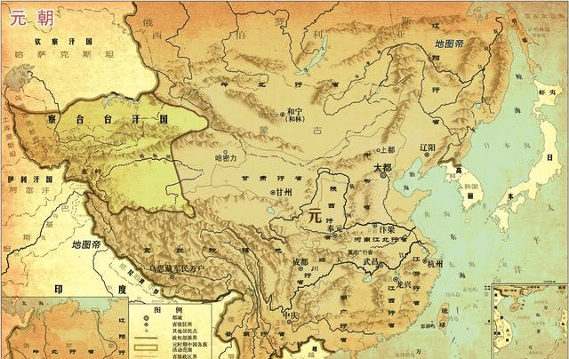 唐朝中后期完全失去西域和中亚 再说元朝,元朝的版图是我国历史上最大