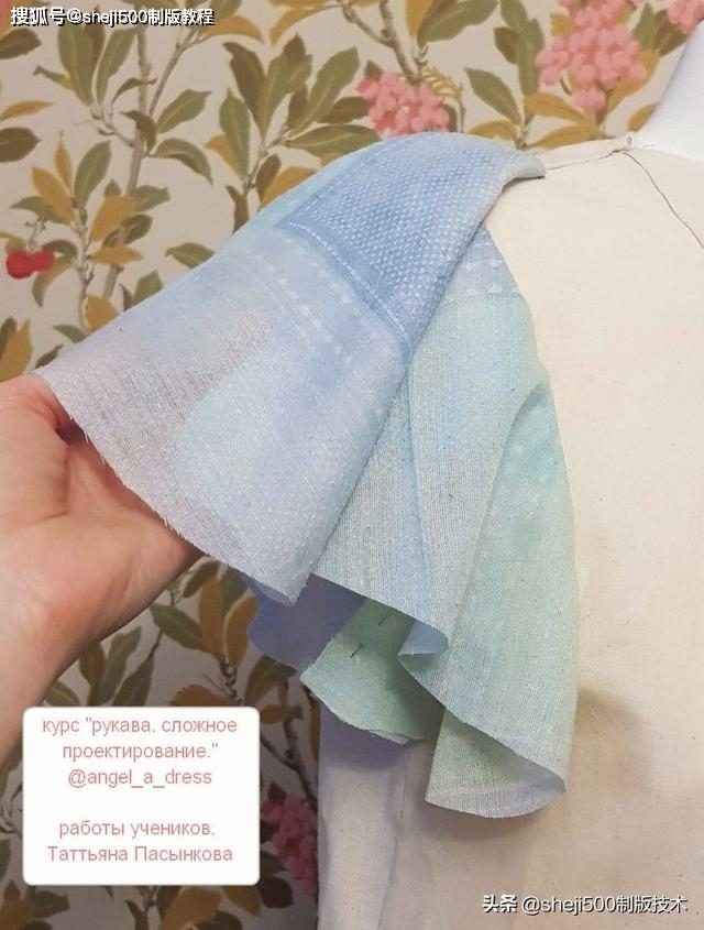 袖子|6款时装袖子制版教程有纸样参考