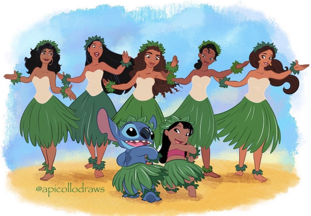 茉莉公主|迪士尼公主的泳衣装：清凉一夏好惬意，茉莉公主的好身材让人嫉妒