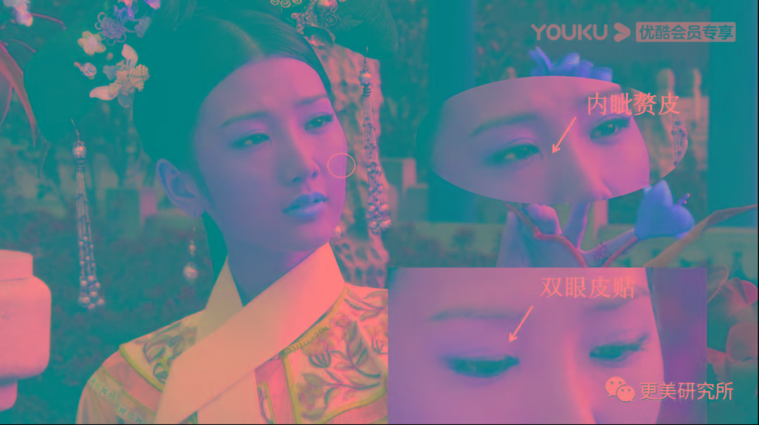 双眼皮|翻了100张照片，才发现她是贵圈换头最失败的女星