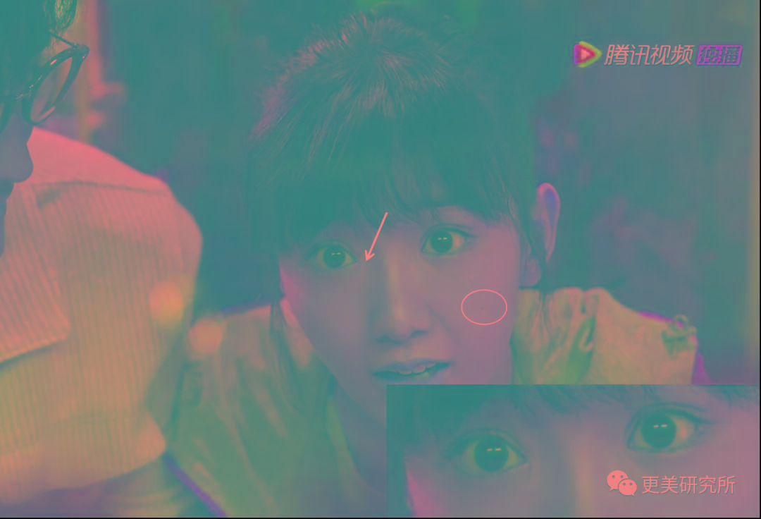 双眼皮|翻了100张照片，才发现她是贵圈换头最失败的女星