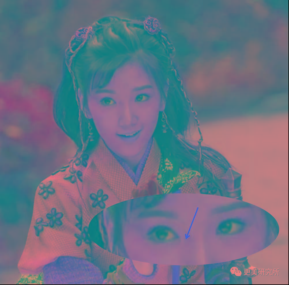 双眼皮|翻了100张照片，才发现她是贵圈换头最失败的女星