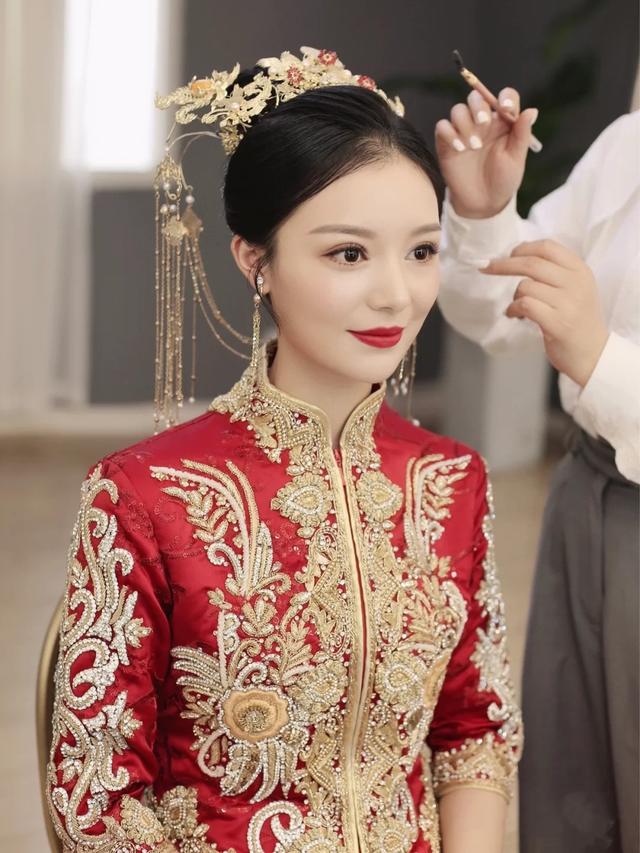 新娘妆分享|中式新娘妆面的集美们掌握好这5点!让你的妆容更出彩