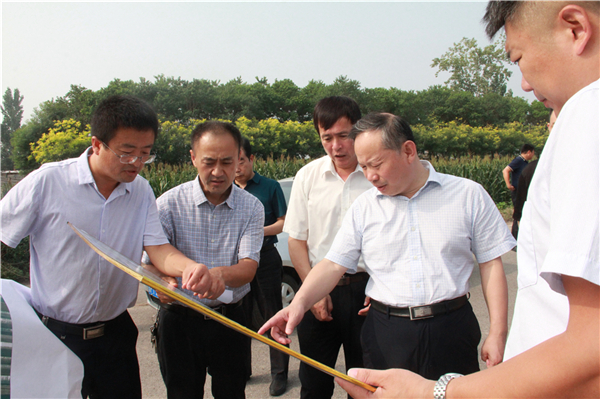 聊城高新区:刘培国现场调研城建项目