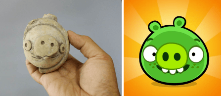 三星堆|三星堆挖出愤怒的小鸟里的绿头猪？这真的是古代的东西吗？