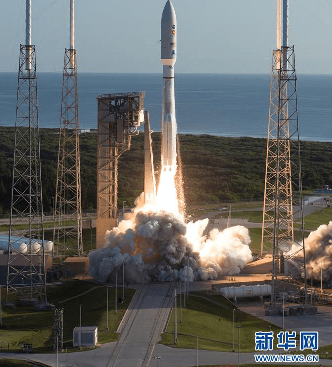 "毅力"号火星车搭乘的美国联合发射联盟公司"宇宙神5"型火箭发射升空