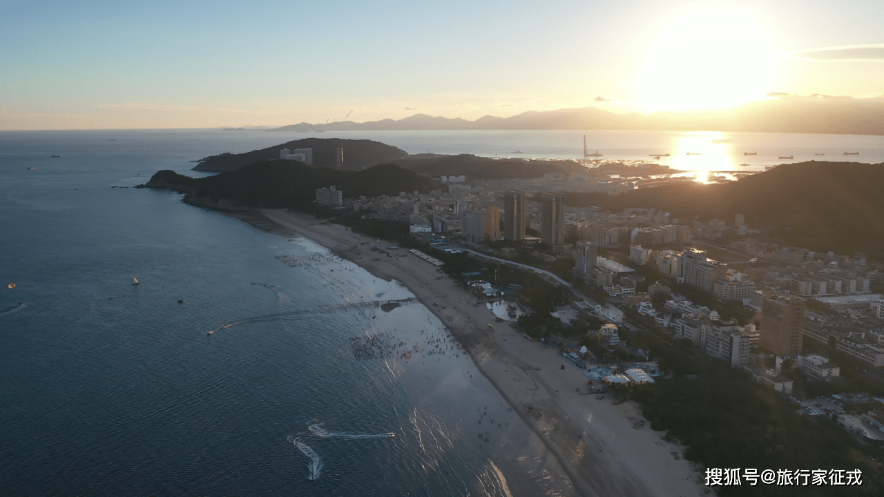 美丽中国622海陵岛傍晚看海