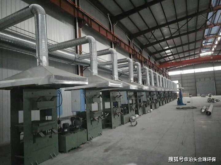 催化燃烧废气处理设备集气系统主要由集气罩和风管组成