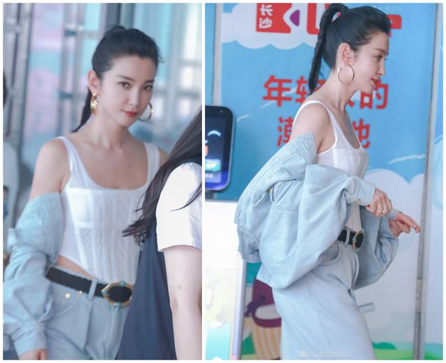 李冰冰|李冰冰状态太好，和赵丽颖撞风格又飒又美，看不出15岁年龄差