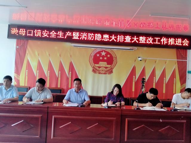 逊母口镇召开安全生产暨消防隐患大排查大整改工作推进会