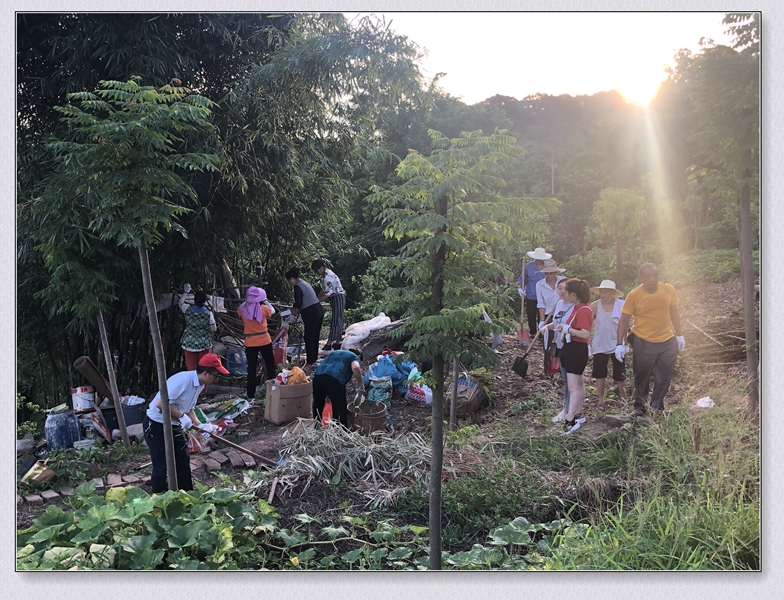环境卫生大整治|江津区桥南社区组织辖区单位和志愿者进行环境卫生大整治