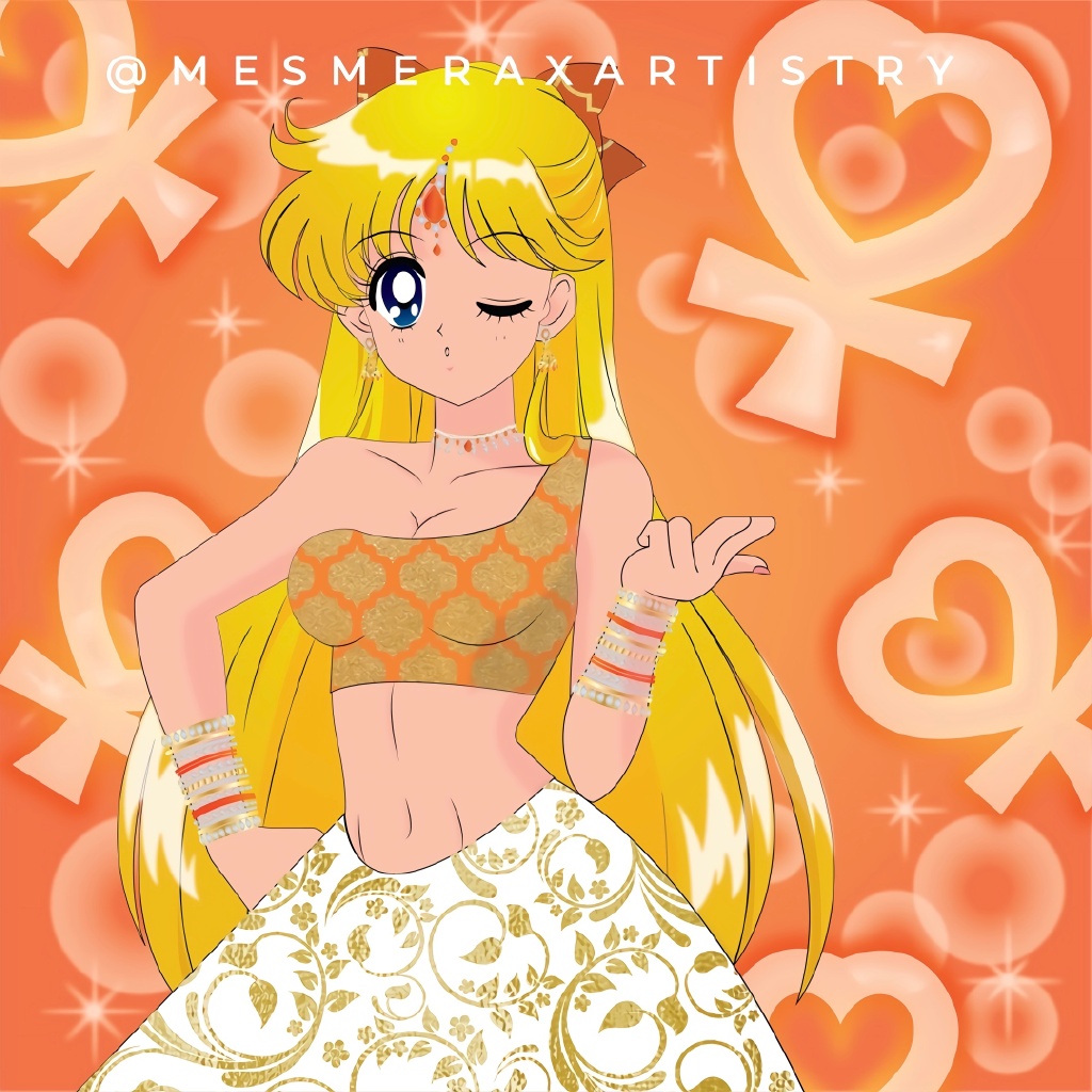 水手服|《美少女战士》丢掉水手服，“印度裙”轻松驾驭，谁说像穿窗帘？