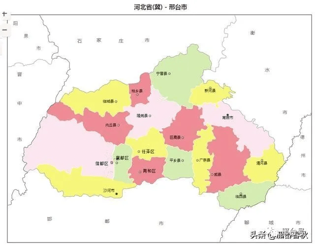 2018年邢台市各县经济总量_邢台市各县地图