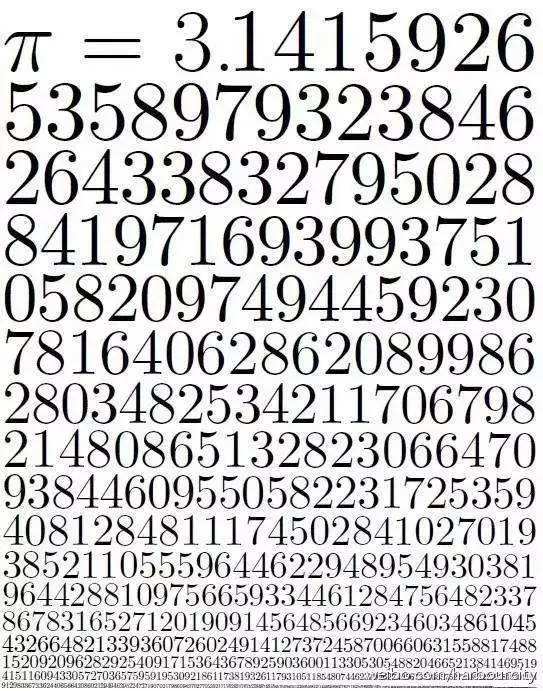神秘而有趣的数字:走马灯数142857,0,1 1=2,圆周率π