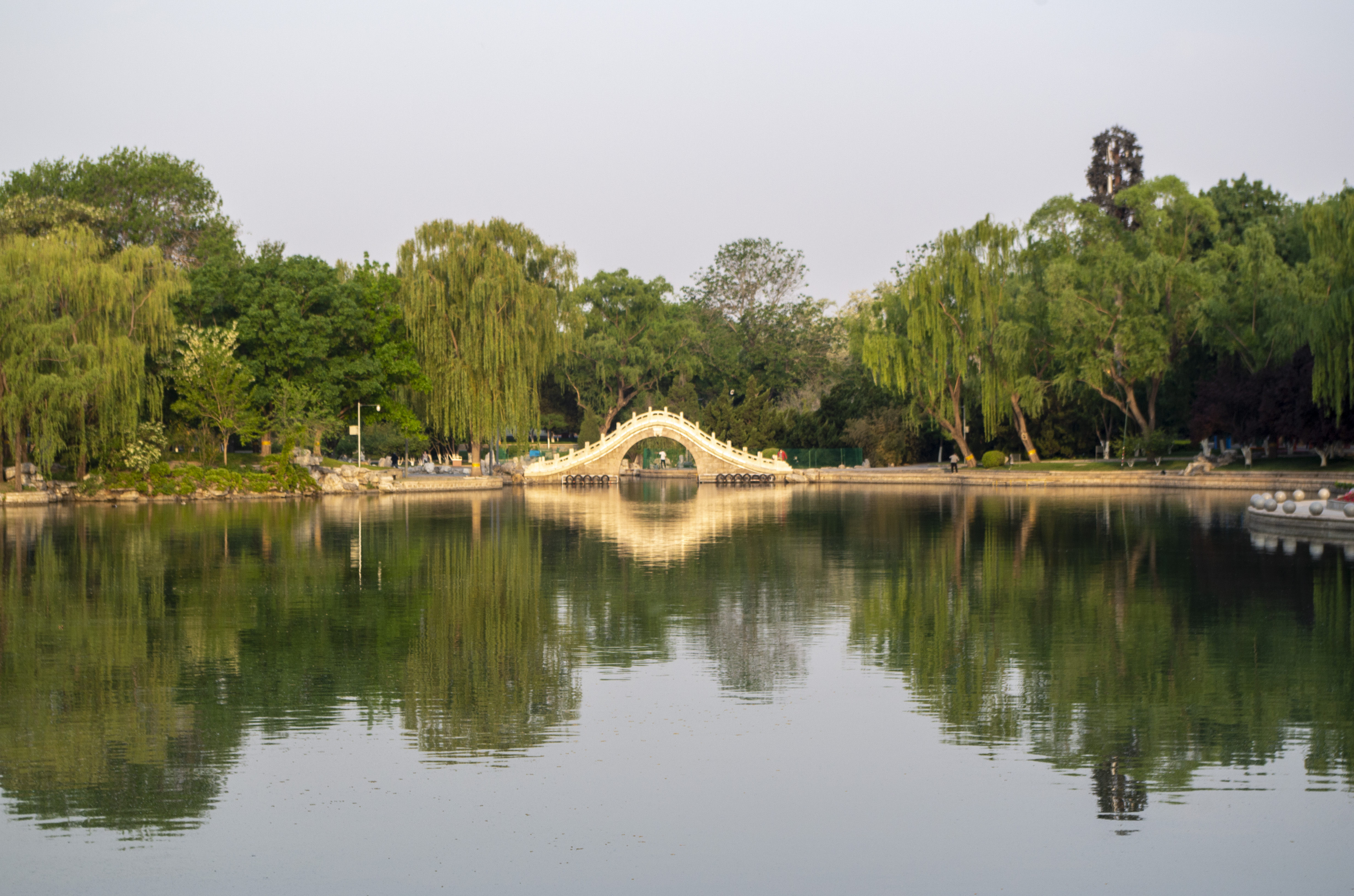 北京龙潭湖公园风光优美景色迷人