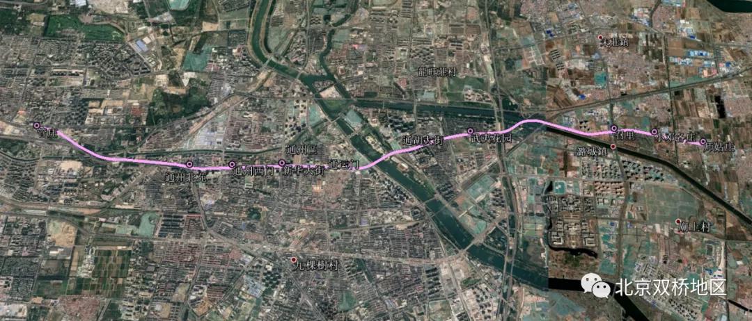 从朝阳管庄站引出 朝通地铁m103线规划_手机搜狐网