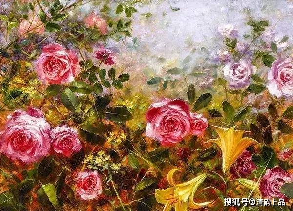 美国画家billinman花卉油画作品欣赏