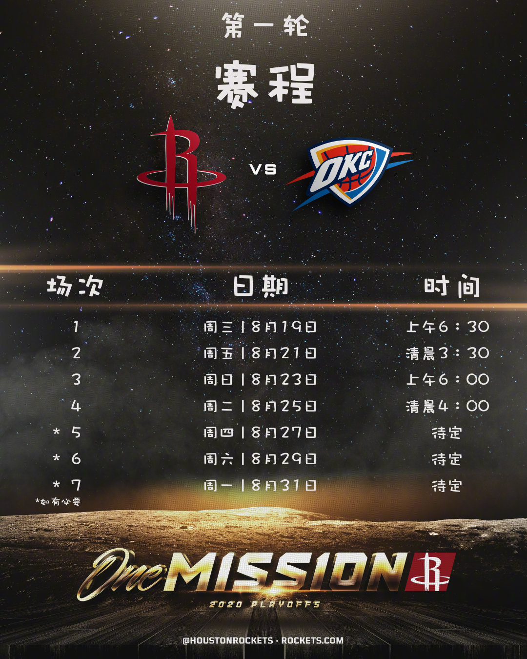 nba赛程火箭赛程时刻表[nba火箭赛事]