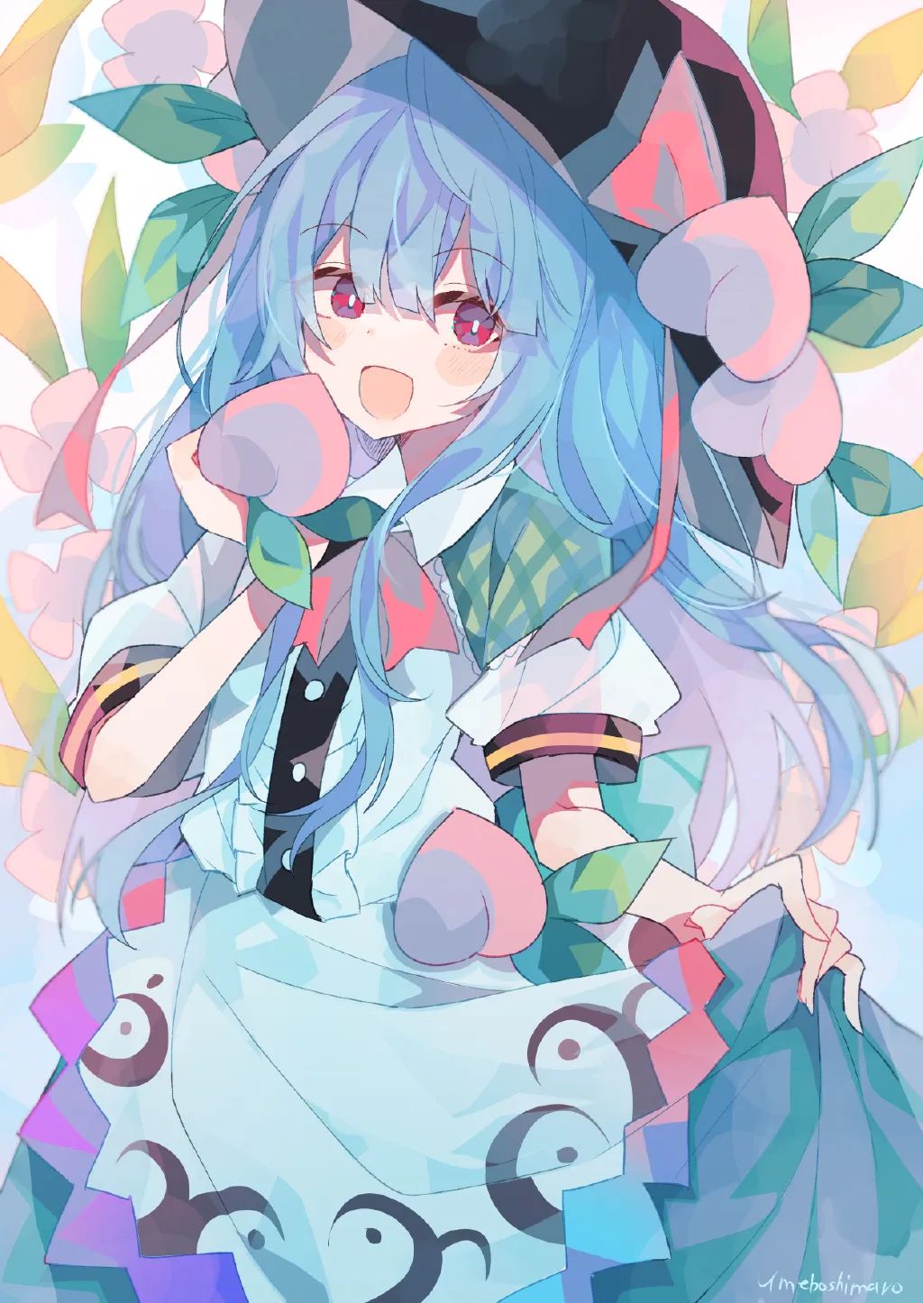 动漫美图:画师"梅黄"的插画作品