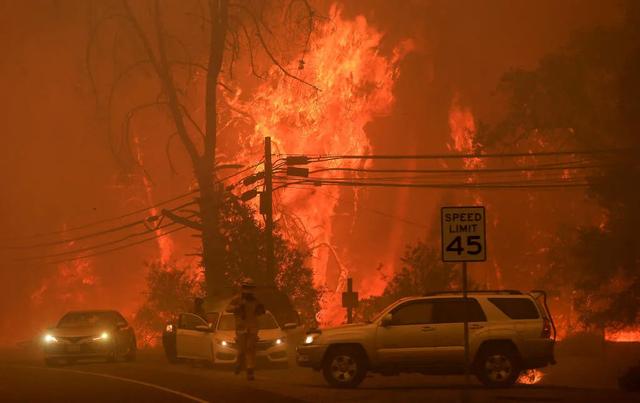 加州因大火进入紧急状态 诸多酒厂葡萄园受威胁