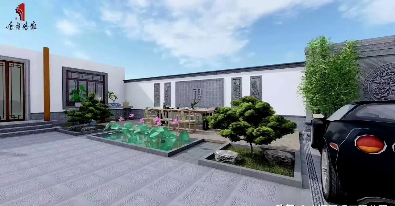 一层中式四合院,白墙青瓦灰砖,历久弥新传三代