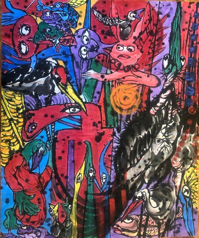 彩墨光华当代艺术——姜宏光绘画作品欣赏