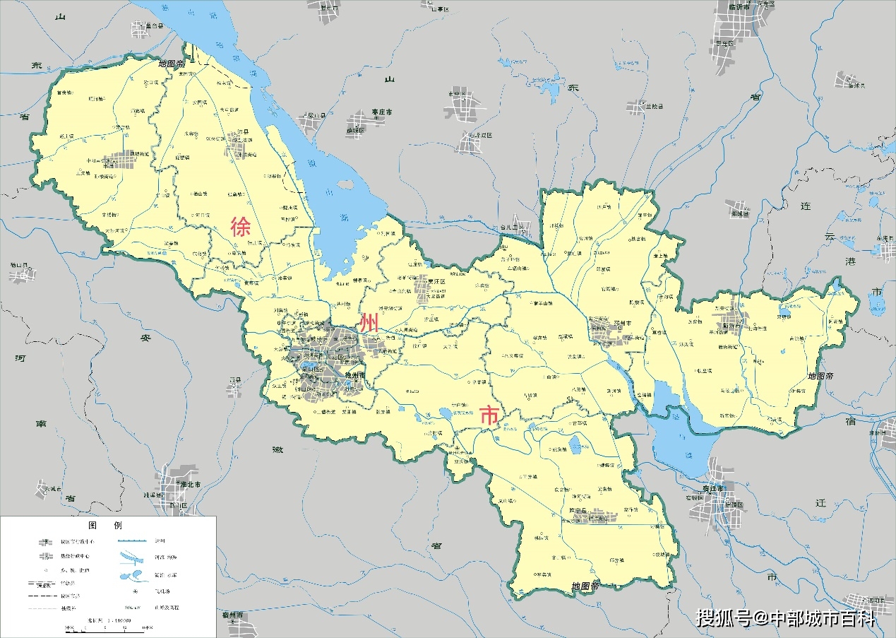 淮海经济区亟需振兴,也许从行政区划调整开始,打破这犬牙交错的人为