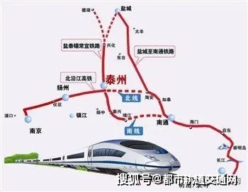 未来泰州将规划建设6条轨道交通,形成c字形轨道交通网