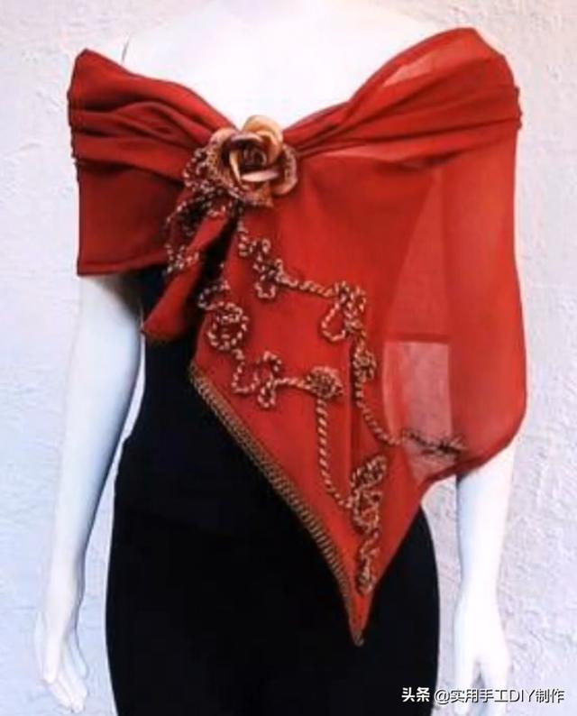 围巾|「串珠作品」35款时尚的珠宝围巾项链，你也能拥有