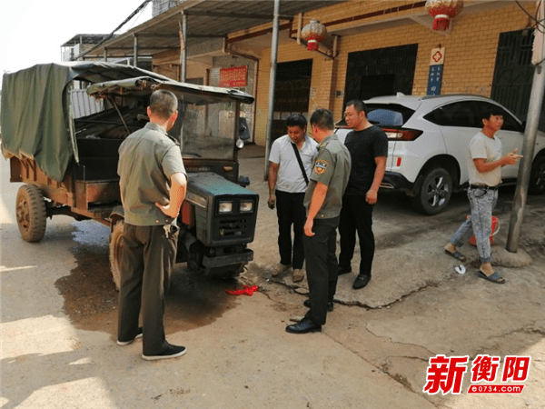 耒阳市圆满完成243台问题清单的变型拖拉机整治任务