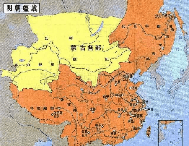 明朝各藩人口_明朝各州府地图