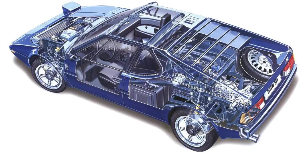 (图:虽然是后置后驱,但是发动机却是纵置的)(图:发动机的体积不大