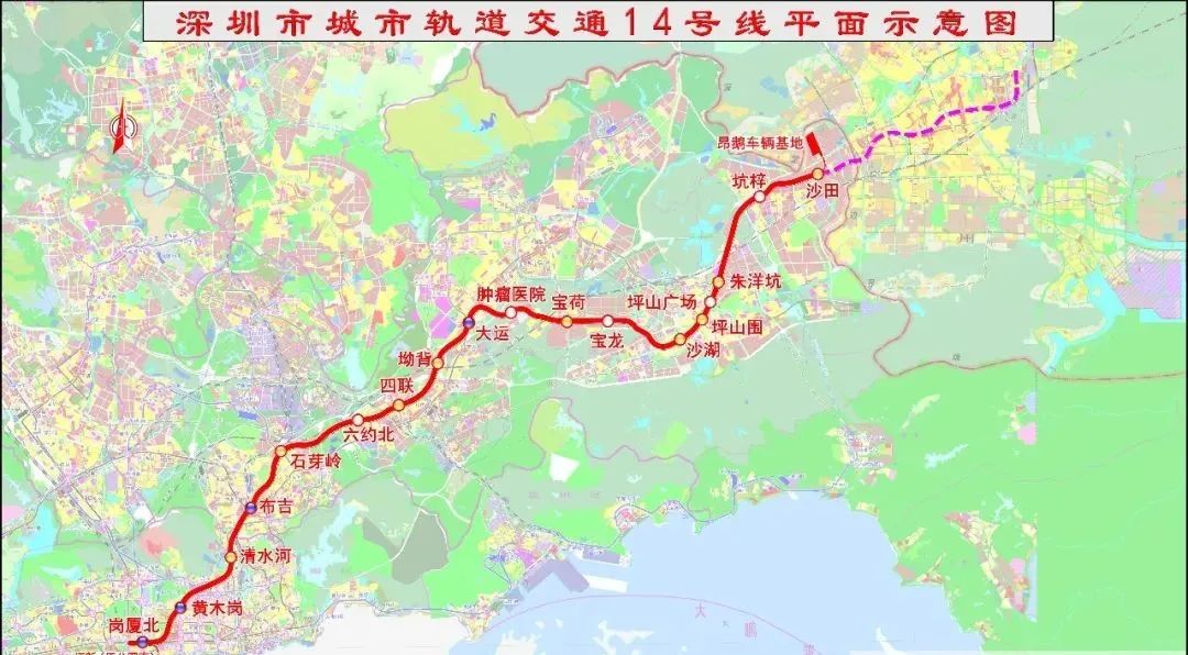 深圳地铁14,16号线最新进展公布!多条地路铁将