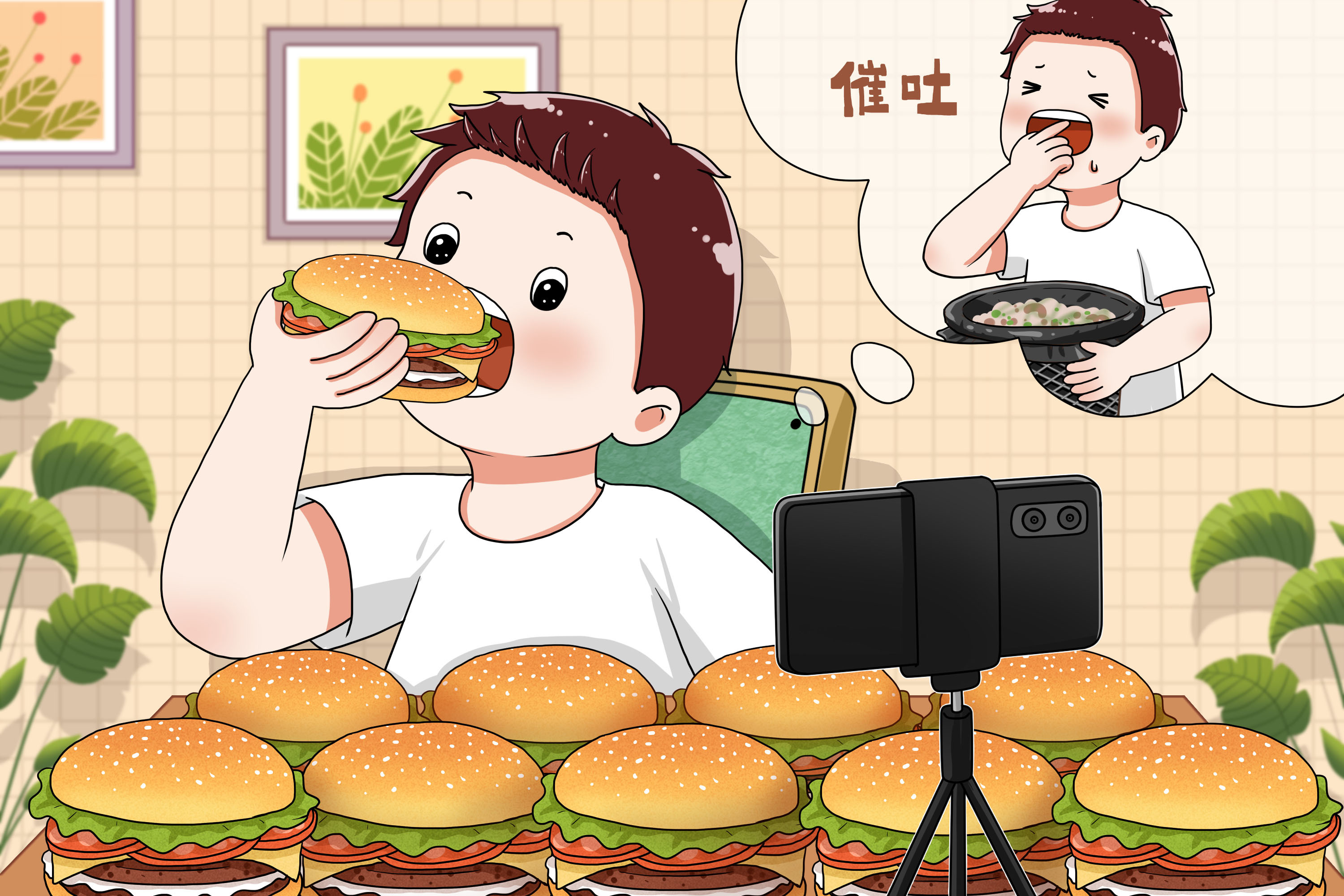食品安全|插画|商业插画|魏Zi凯 - 原创作品 - 站酷 (ZCOOL)