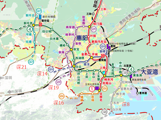 交通部批复:深圳地铁确定接驳东莞,惠州