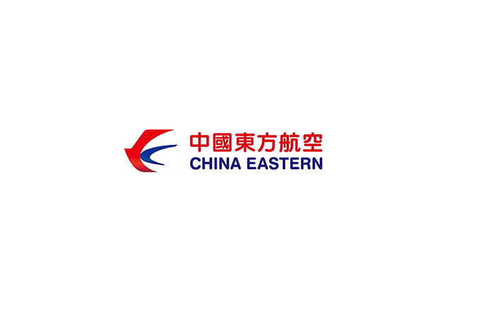 如中国东方航空公司标志表现形式也是具象与抽象形的高度统一.