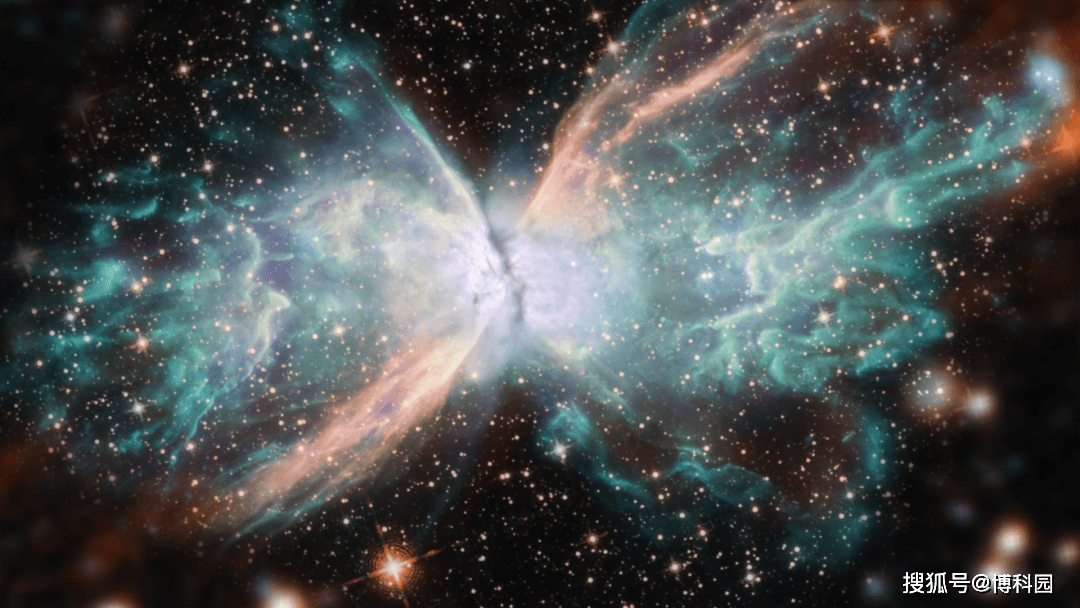 哈勃望远镜拍摄"行星状星云"的最新影像,蝴蝶星云好美啊!