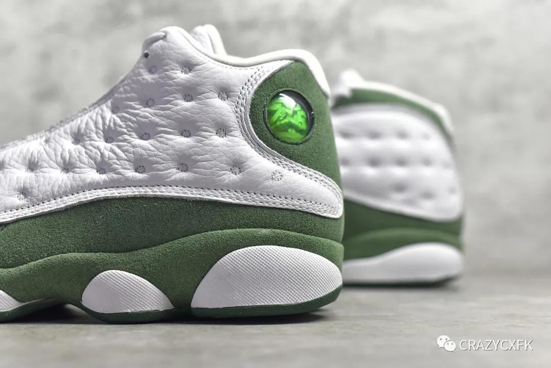 air jordan 13 retro ray allen pe 雷阿伦 aj13 白绿球鞋