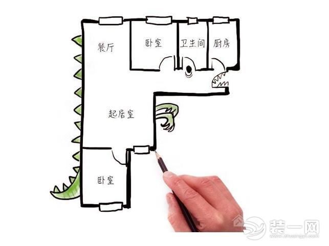 什么是手枪户型？手枪户型好不好？7大技巧巧妙化解风水！