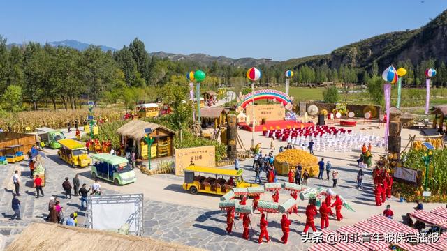 玉米冒险村开园迎宾 好风景变成好"钱景"_易县