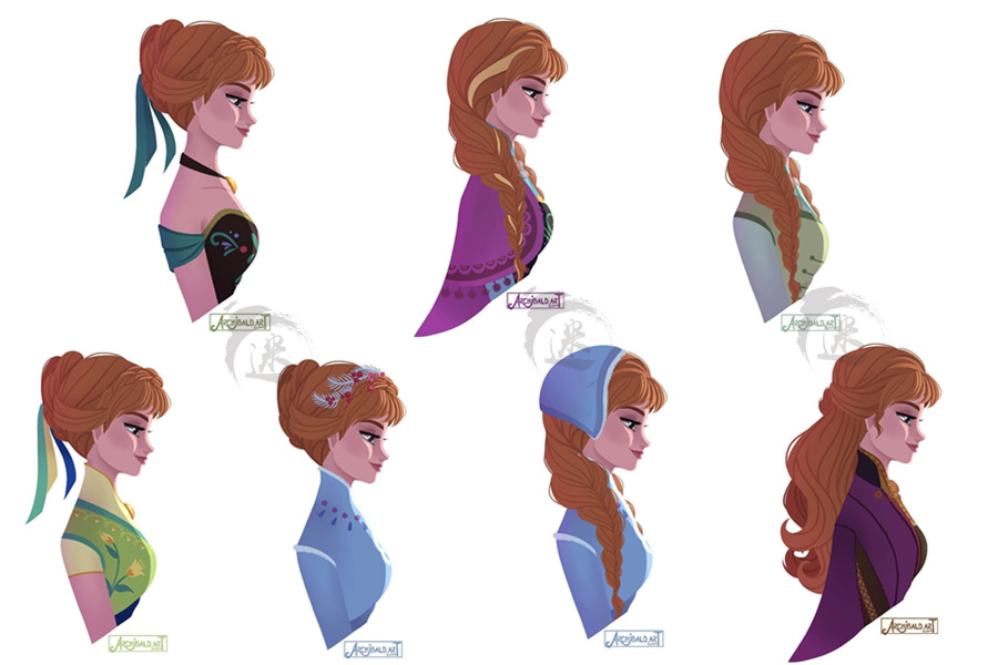 造型|迪士尼公主的“造型变化”，哪位拥有八套造型？艾莎逐渐变成熟