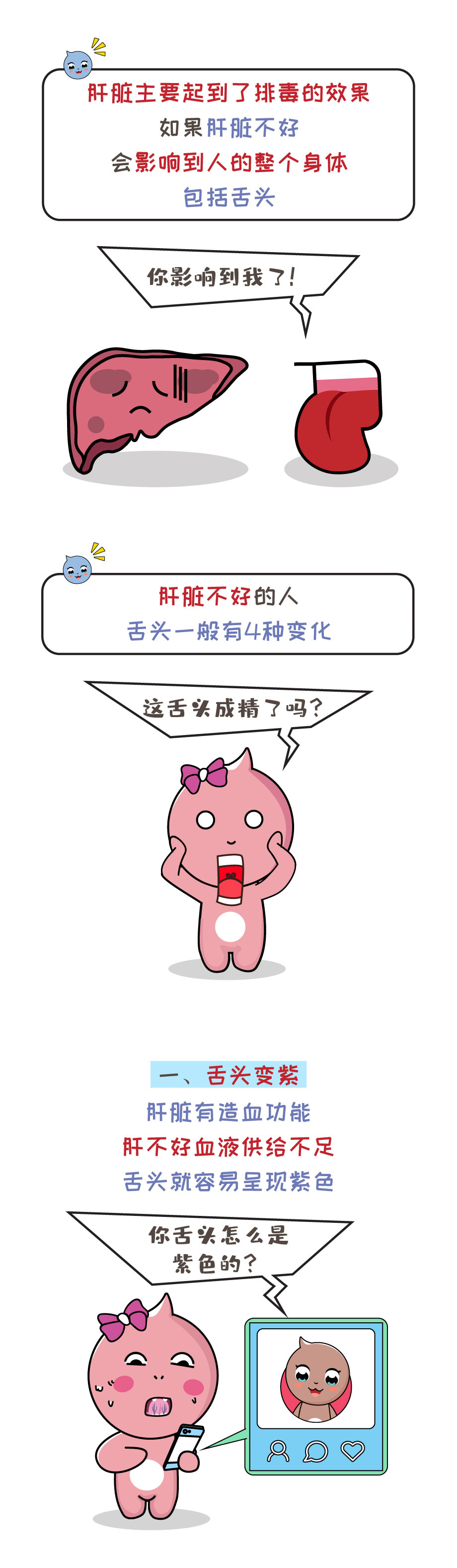 肝脏不好的人能不能通过外表看出来?伸伸舌头,可能会有征兆