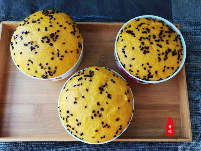 混合面|有营养又蓬松暄软不塌陷，口感佳老少皆宜南瓜混合面奶香发糕