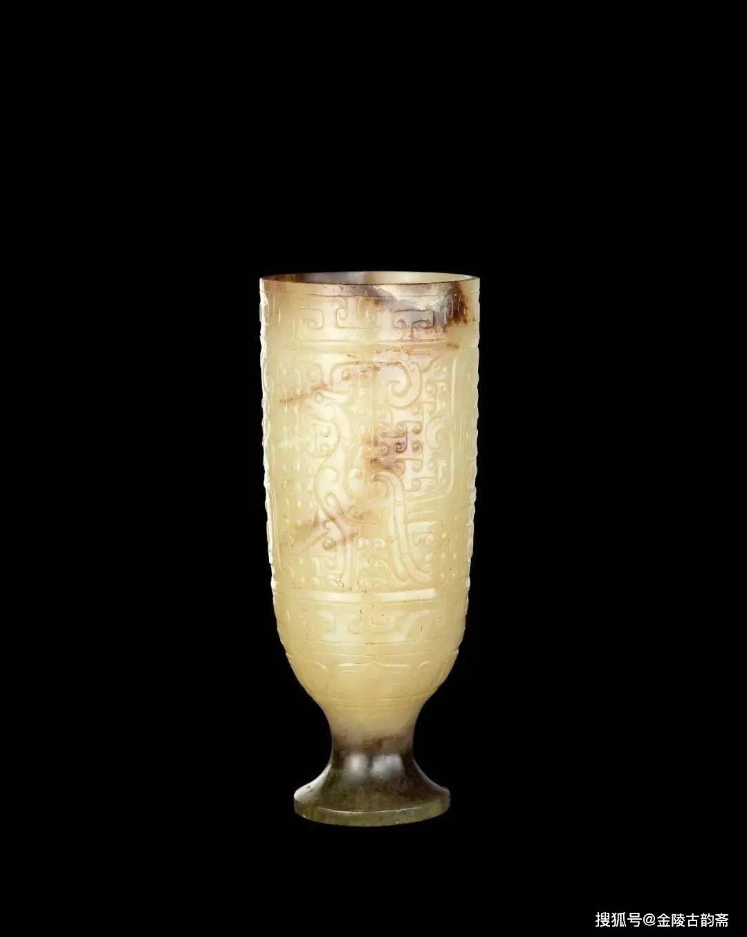 一只西汉玉雕高足杯估价800万:香港苏富比一波高古玉精品来了 !