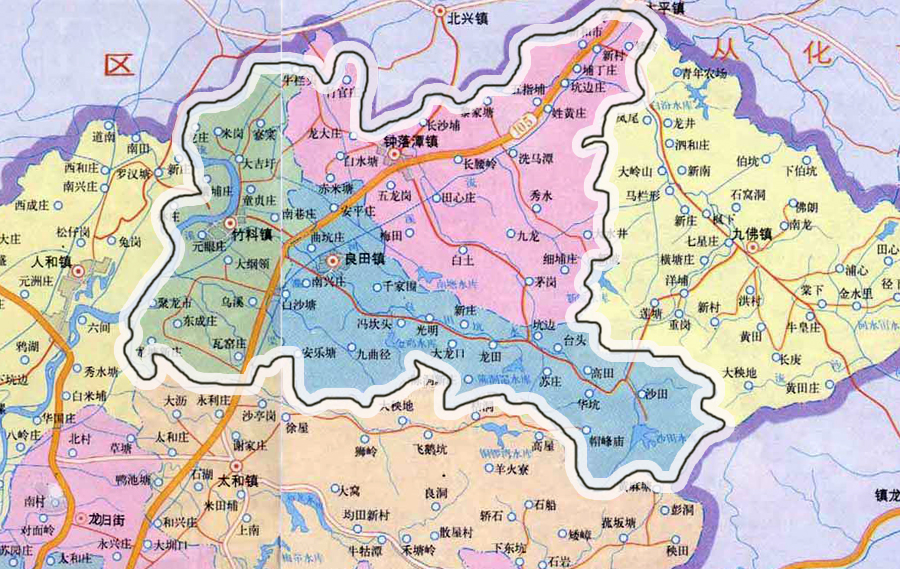 原创广东广州白云区最大的镇,拥有多所大学,地铁穿镇而过