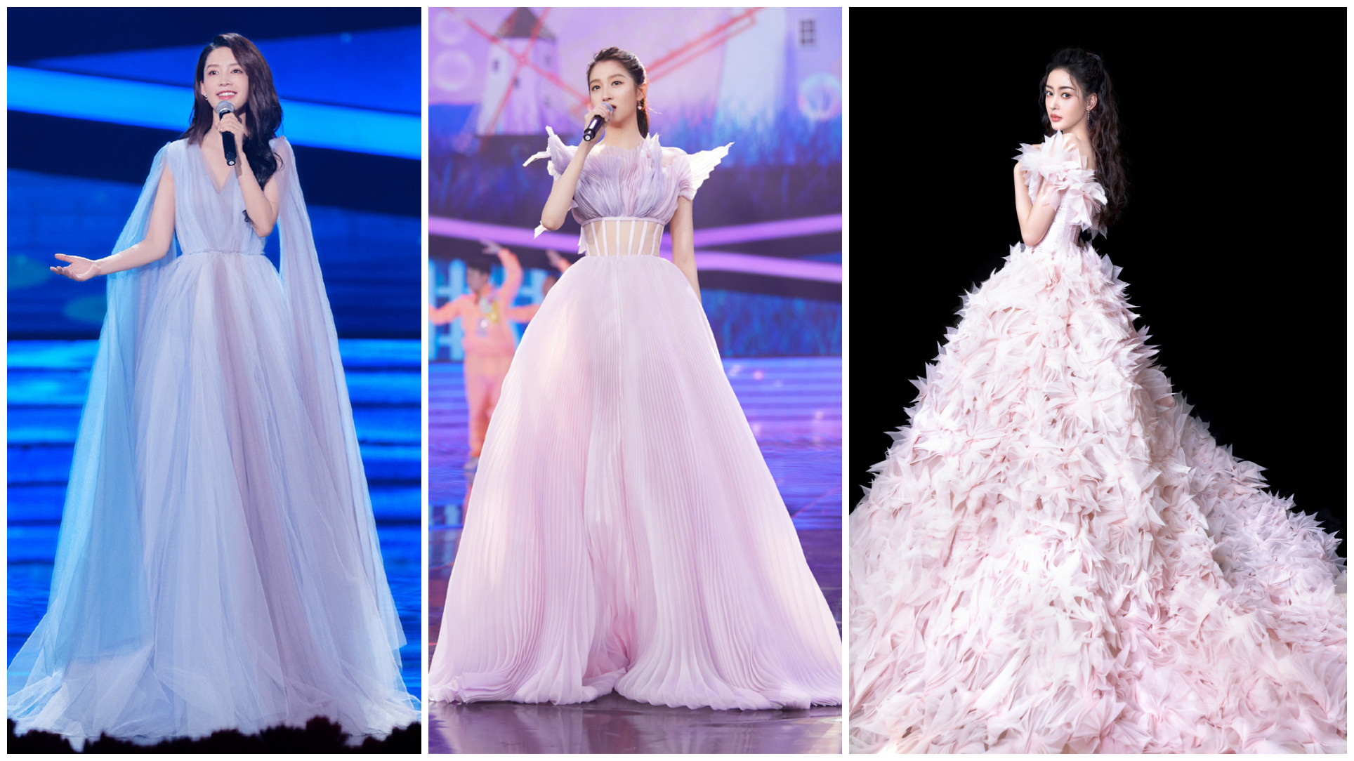 张韶涵|国庆晚会韩红瘦了，张韶涵精致如瓷瓶！杨紫穿对裙子却保守封腰