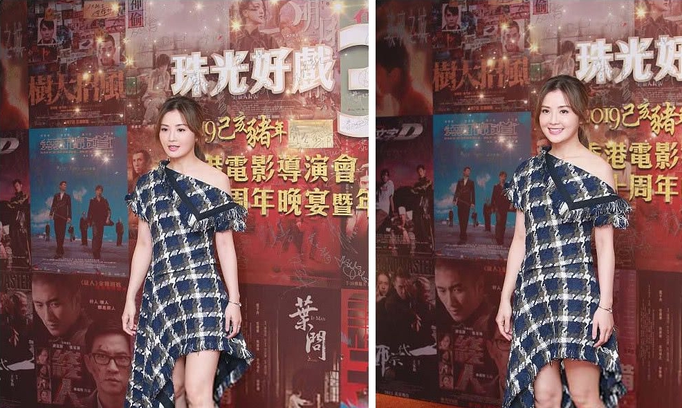 惠英红|惠英红一身“花红柳绿”真抢眼，但还是被同框的蔡卓妍比下去了