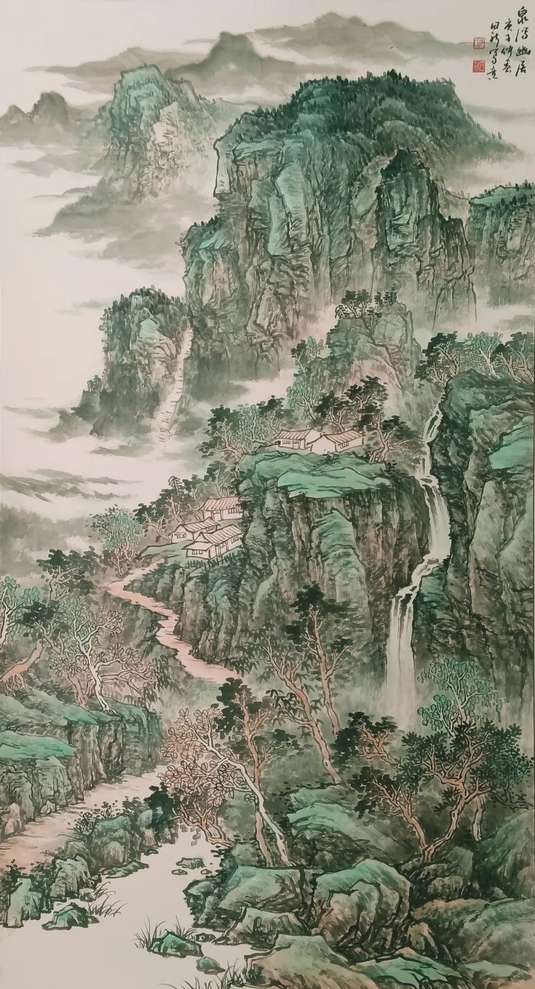 画廊推荐画家姜日新笔墨写山水丹青悟人生
