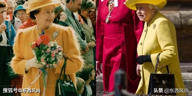 女王|94岁女王个人风格极其鲜明，不论穿什么颜色，总是搭同一款包包
