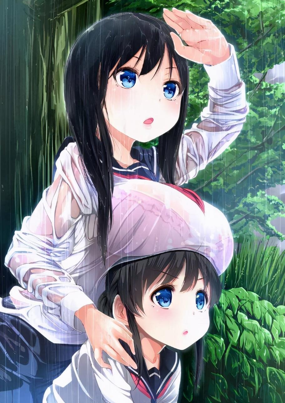 淋湿的衣服怎么画？教你画淋湿材质的衣服画法！5分钟速成课_搜狐网, image size:910x1288